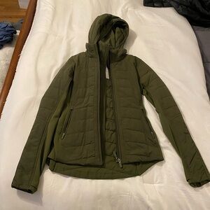 lululemon athletica Dark Green Puffer Jacket